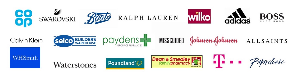 Some of the brands we work with: